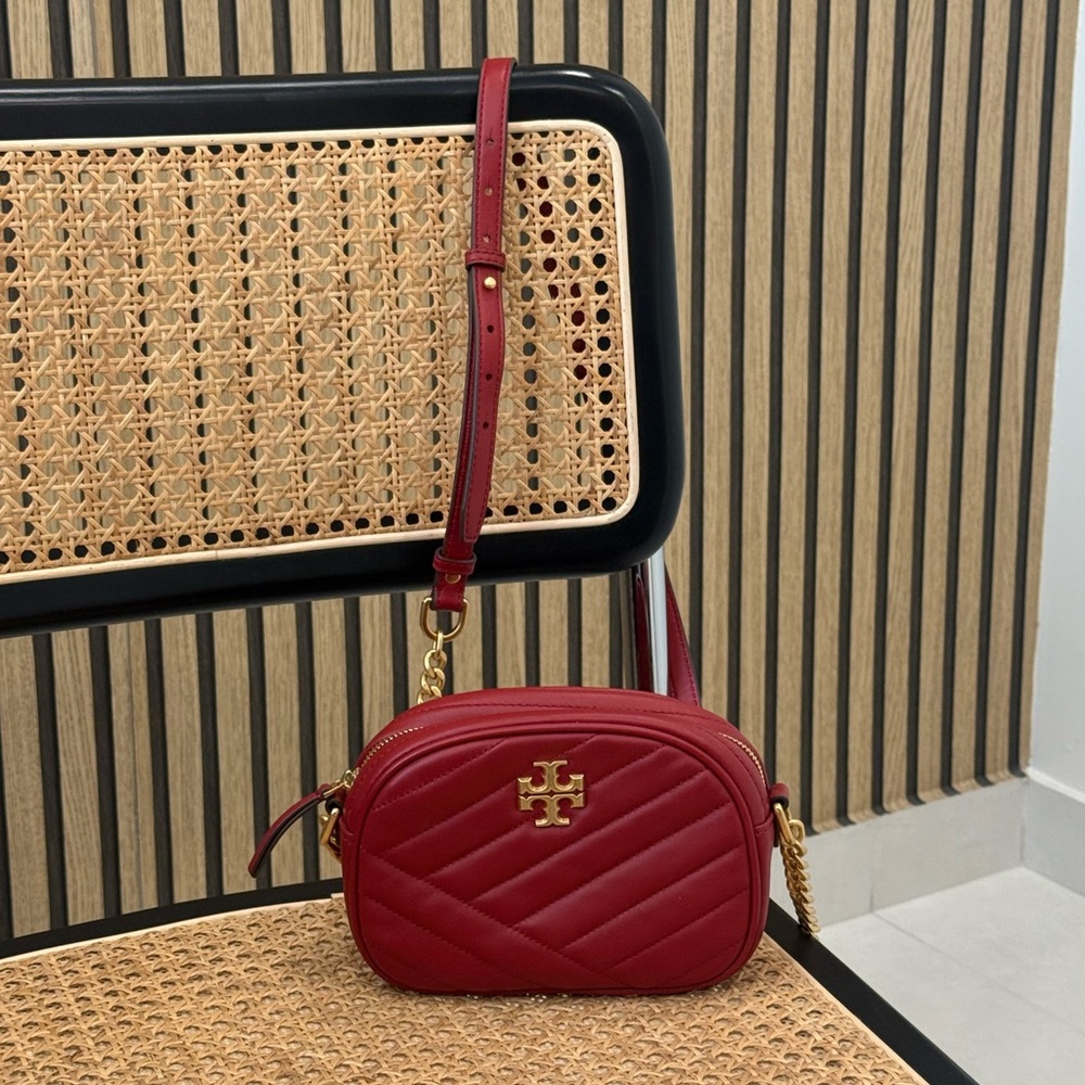 Tory Burch Cherry Red Crossbody Bag
